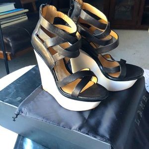 L.A.M.B Mindoro Black Leather